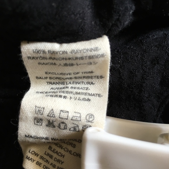 Free People Black Wrap L/S Rayon Top S - Picture 8 of 10